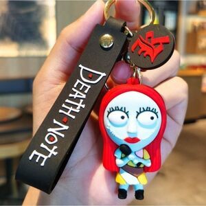 Sally keychain nightmare before Christmas cartoon keyring charm